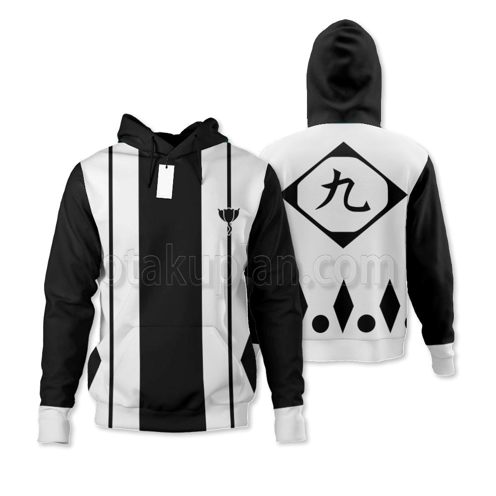 Nineth Division Hoodie Shirts Gotei 13 Uniform Custom Clothes