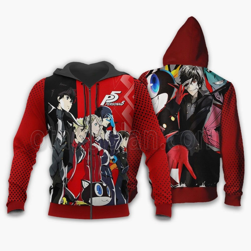 Persona 5 Hoodie Team Custom Anime