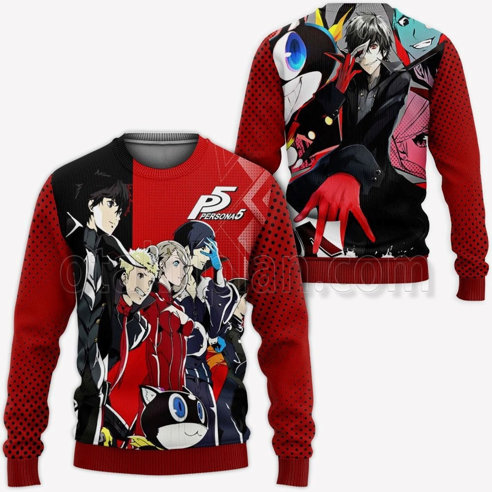 Persona 5 Hoodie Team Custom Anime