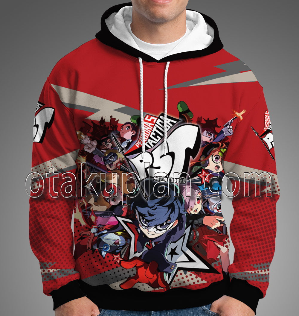Persona 5 Tactica Morgana Ryuji Sakamoto Ann Takamaki Hoodie