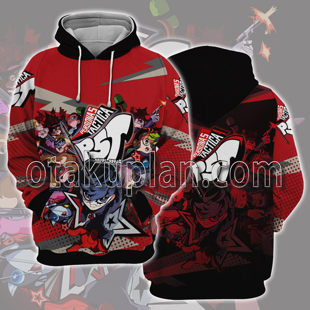 Persona 5 Tactica Morgana Ryuji Sakamoto Ann Takamaki Hoodie