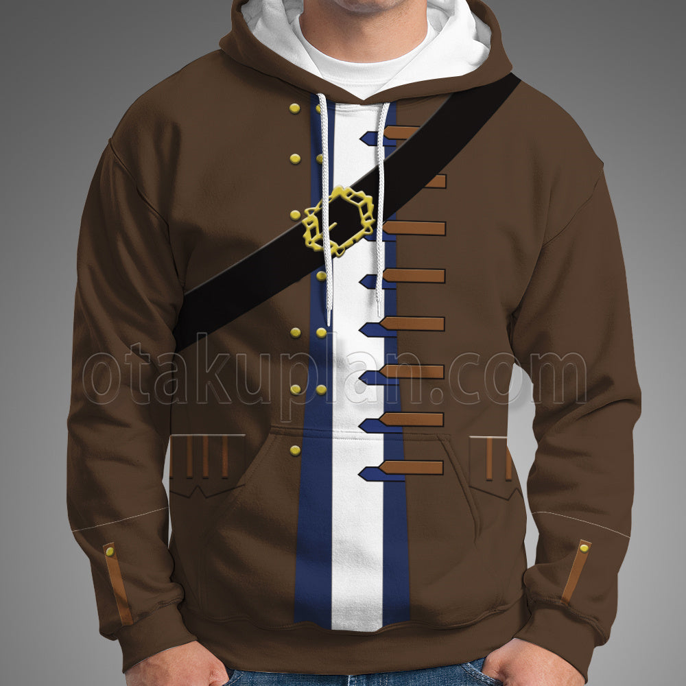 Pirates Of The Caribbean Jack Sparrow Cosplay Hoodie