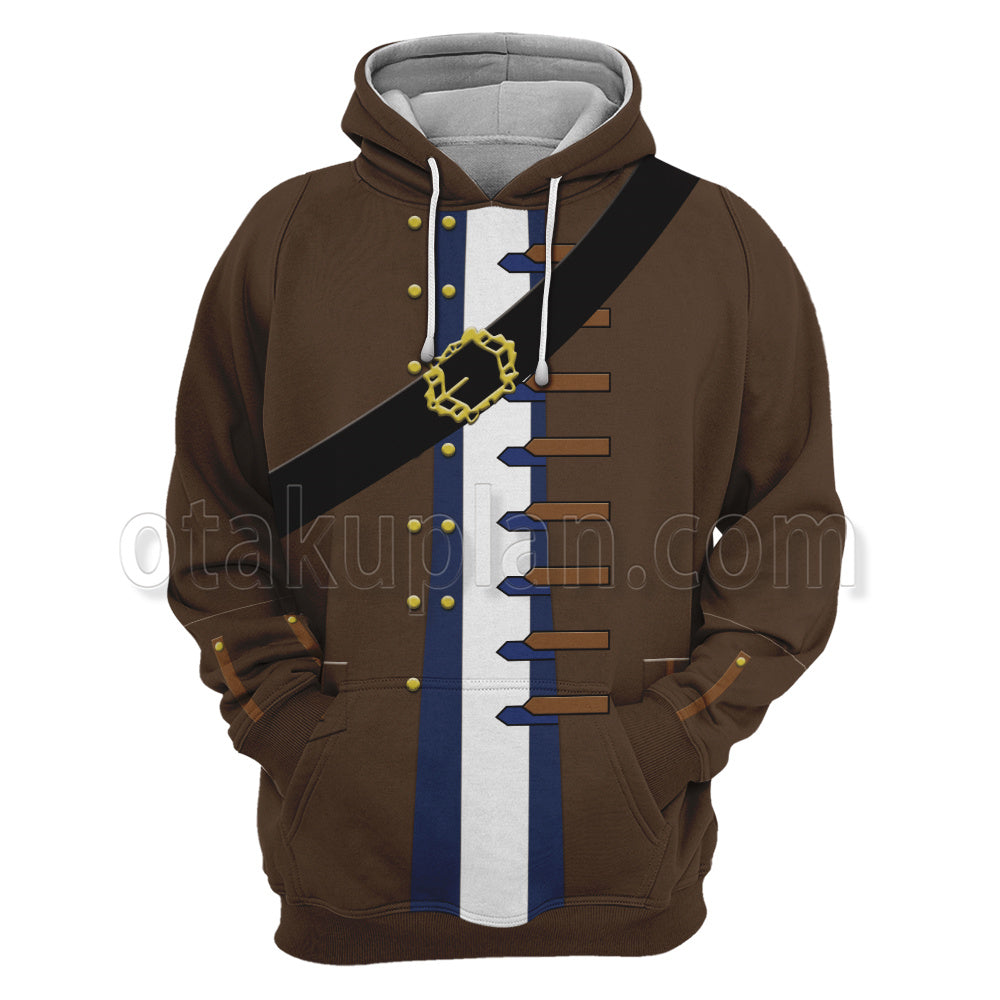 Pirates Of The Caribbean Jack Sparrow Cosplay Hoodie