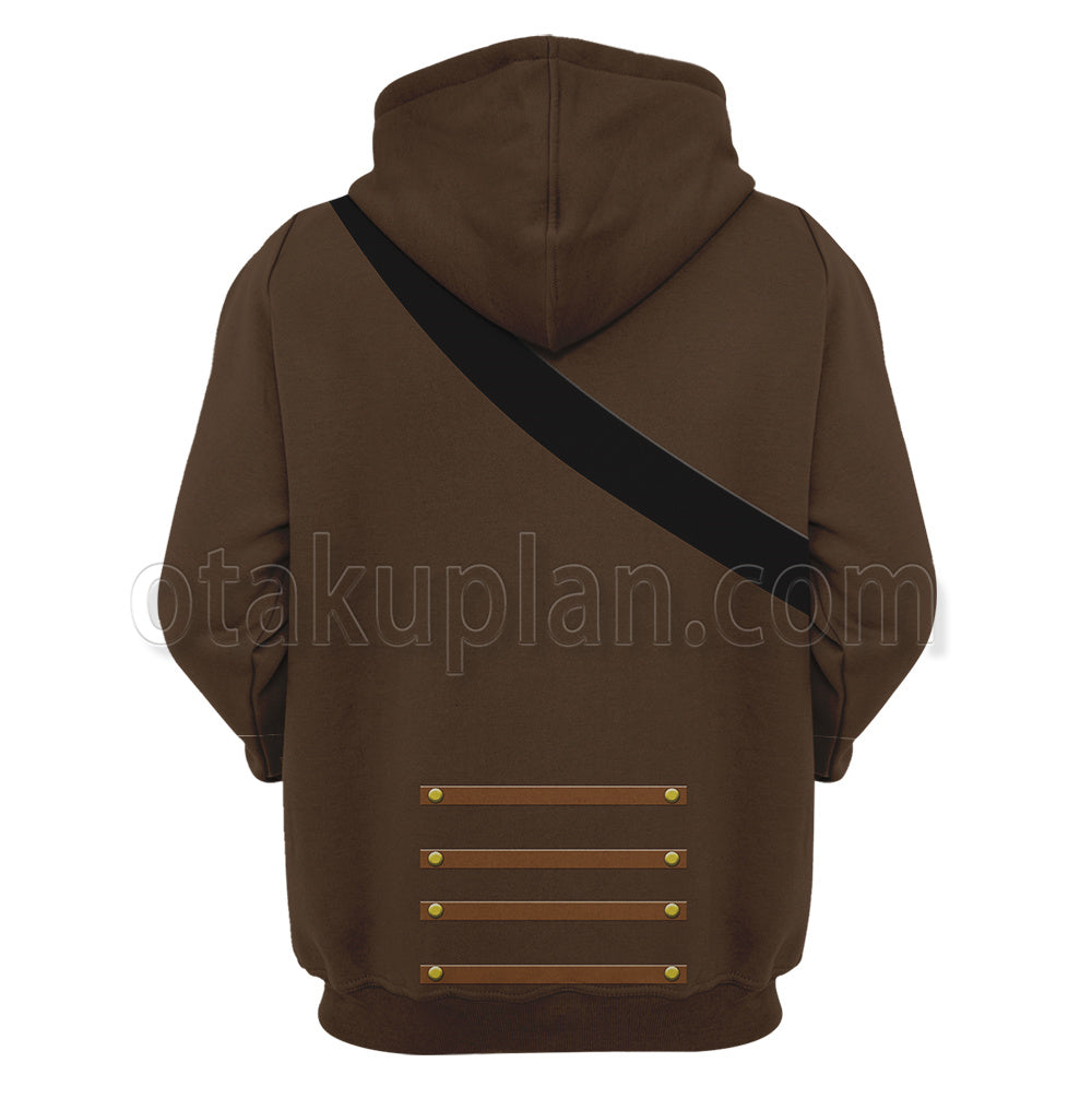 Pirates Of The Caribbean Jack Sparrow Cosplay Hoodie