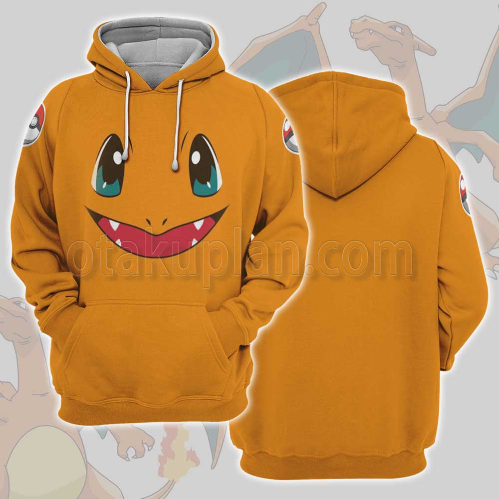 Pm Charizard Face Cosplay Hoodie
