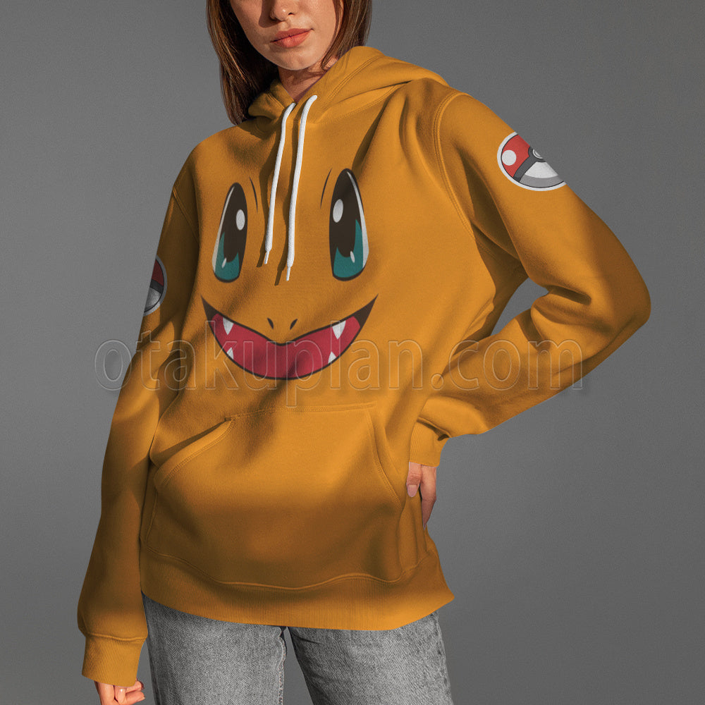 Pm Charizard Face Cosplay Hoodie