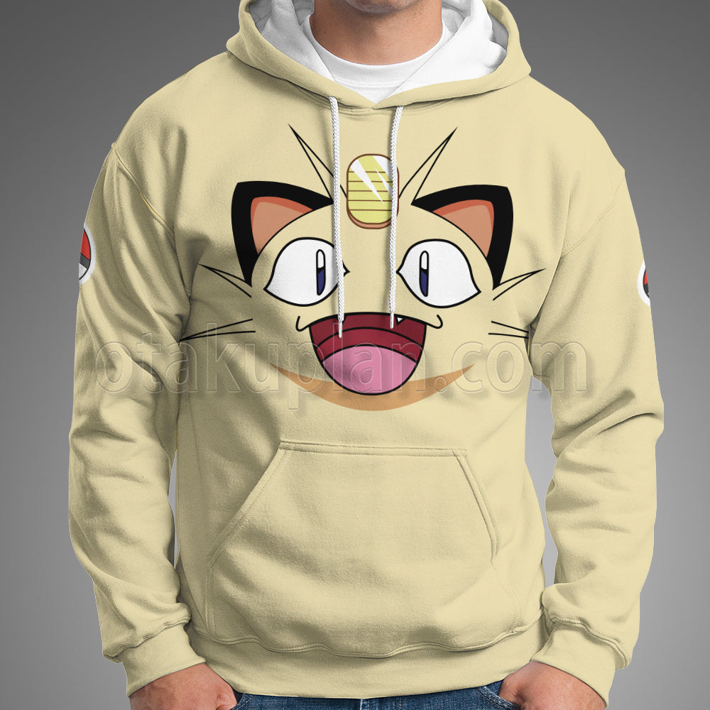 Pm Go Meowth Cosplay Hoodie