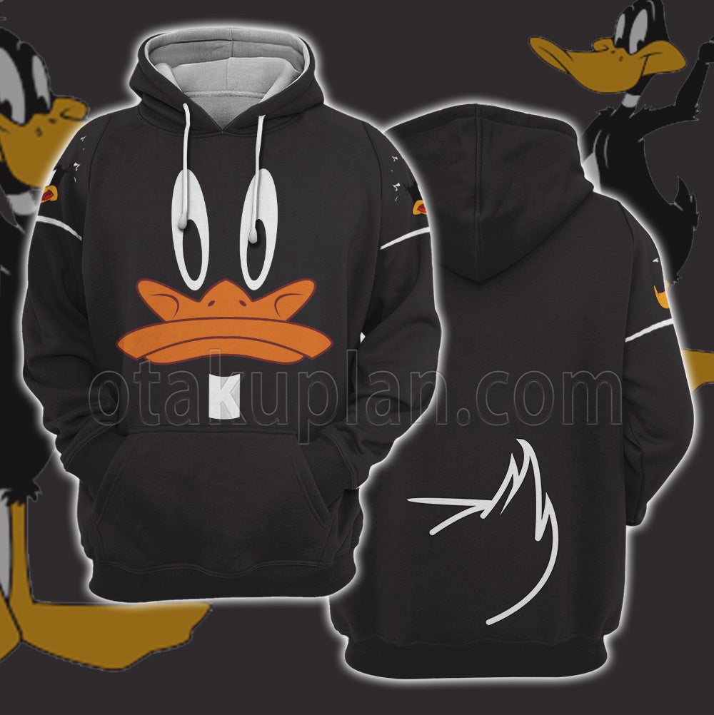 Porkys Duck Hunt Daffy Duck Black Cosplay Hoodie
