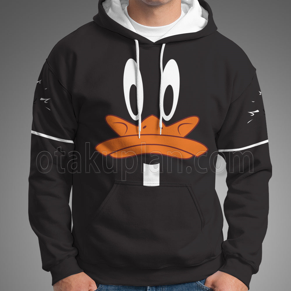 Porkys Duck Hunt Daffy Duck Black Cosplay Hoodie