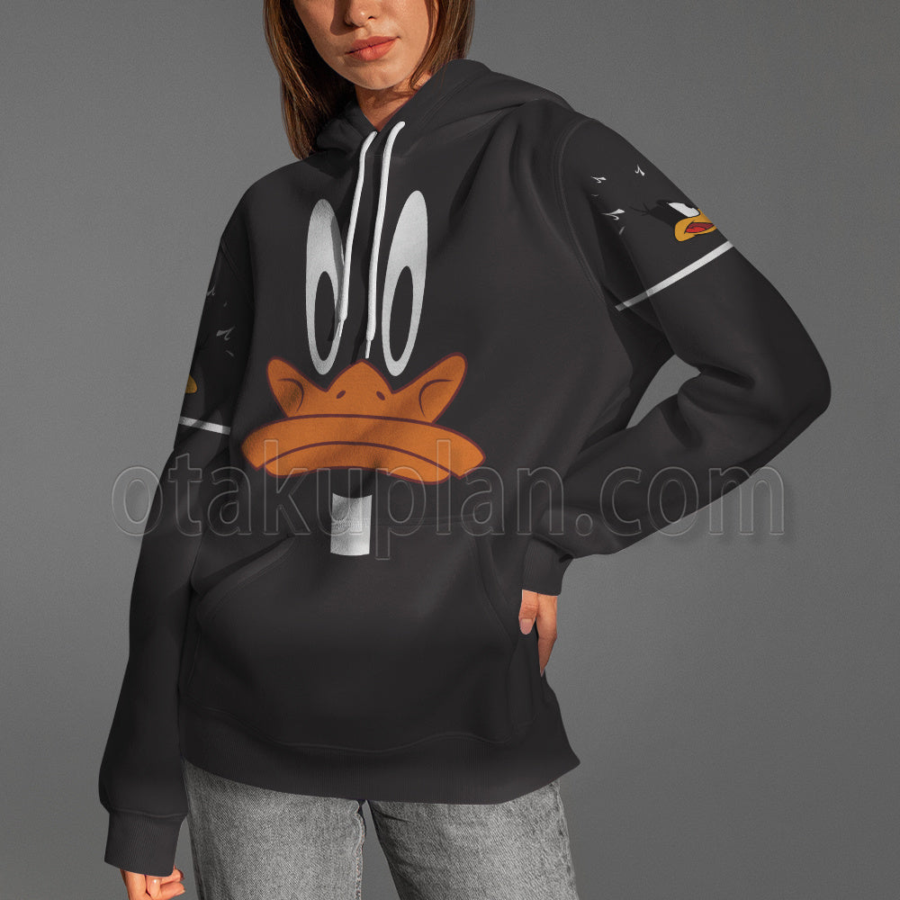 Porkys Duck Hunt Daffy Duck Black Cosplay Hoodie