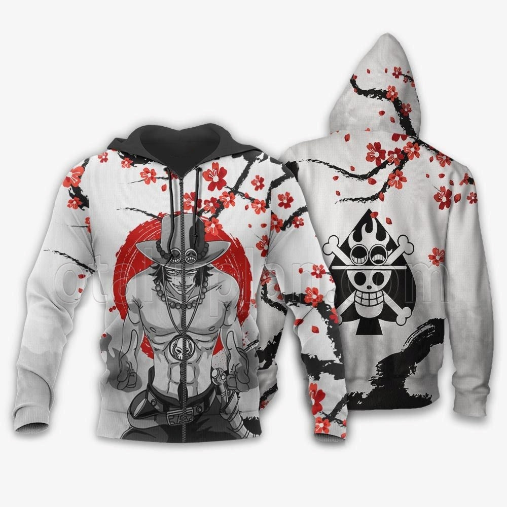 Portgas D Ace Hoodie Custom Japan Style Anime
