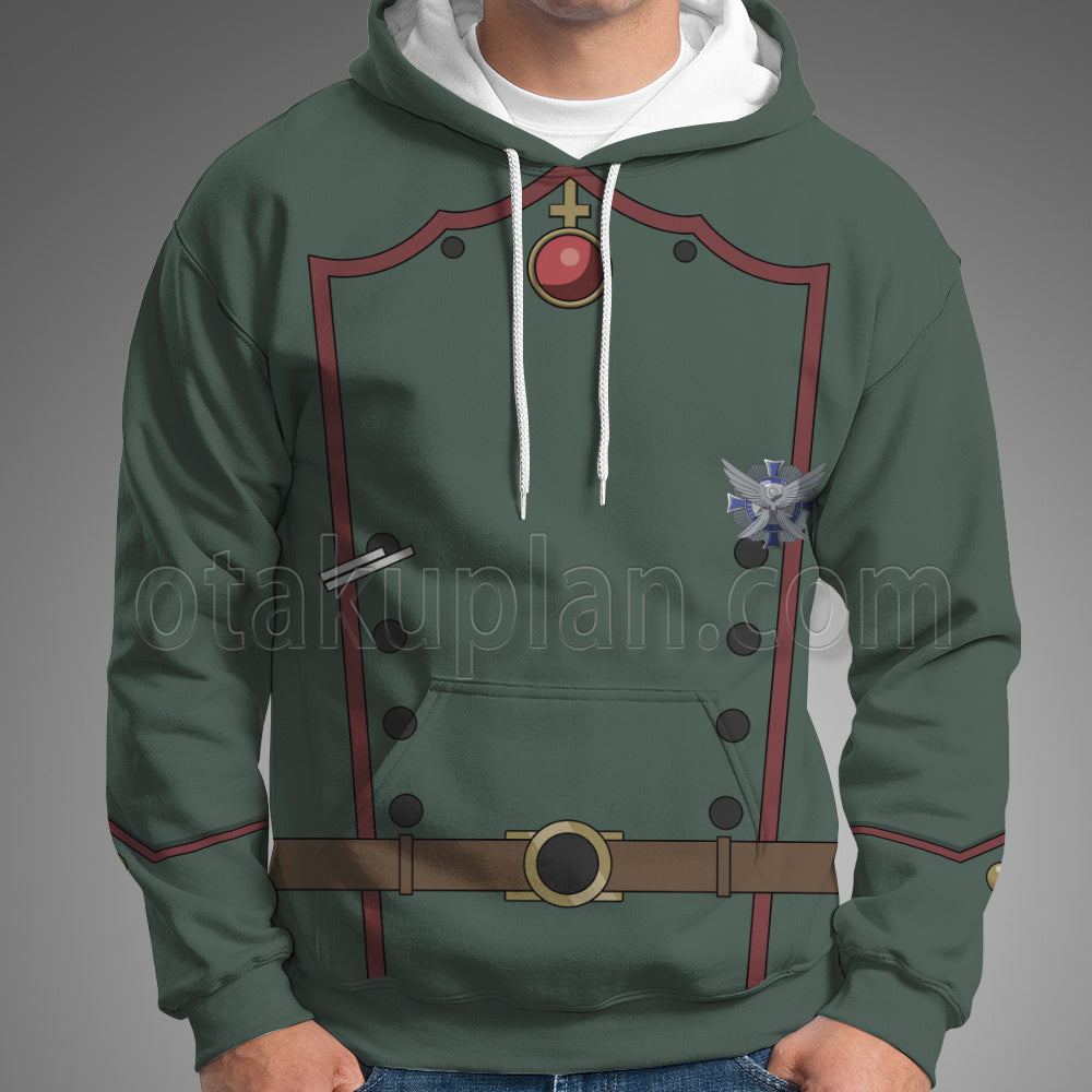 Saga Of Tanya The Evil Degurechaff Tanya Green Cosplay Hoodie