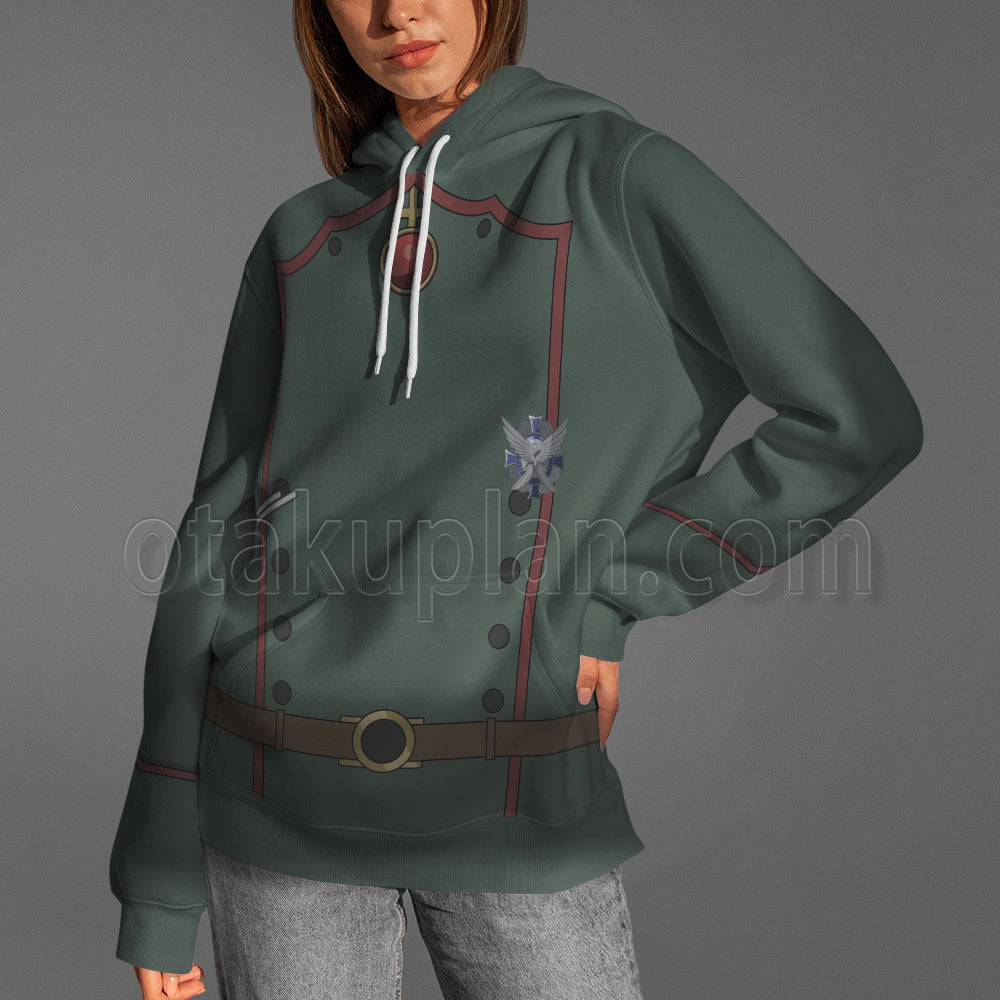 Saga Of Tanya The Evil Degurechaff Tanya Green Cosplay Hoodie