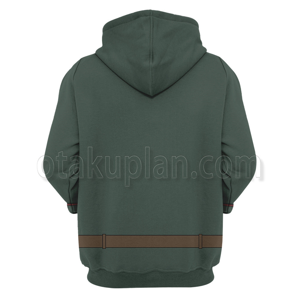 Saga Of Tanya The Evil Degurechaff Tanya Green Cosplay Hoodie