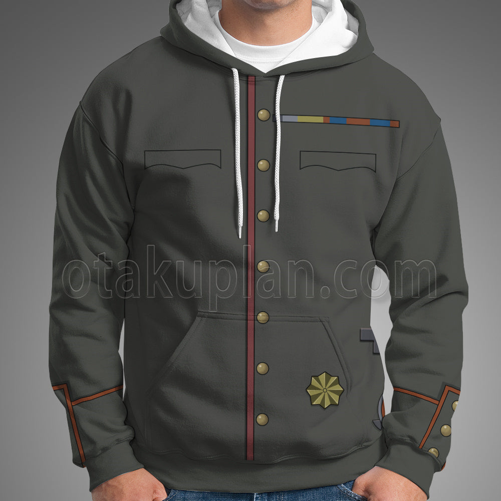 Saga Of Tanya The Evil Von Zettour Hans Green Cosplay Hoodie