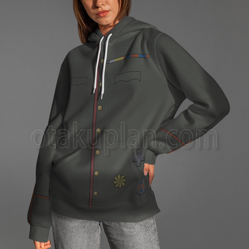 Saga Of Tanya The Evil Von Zettour Hans Green Cosplay Hoodie