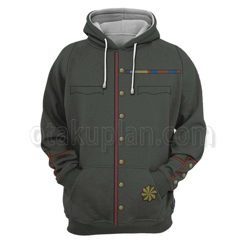 Saga Of Tanya The Evil Von Zettour Hans Green Cosplay Hoodie