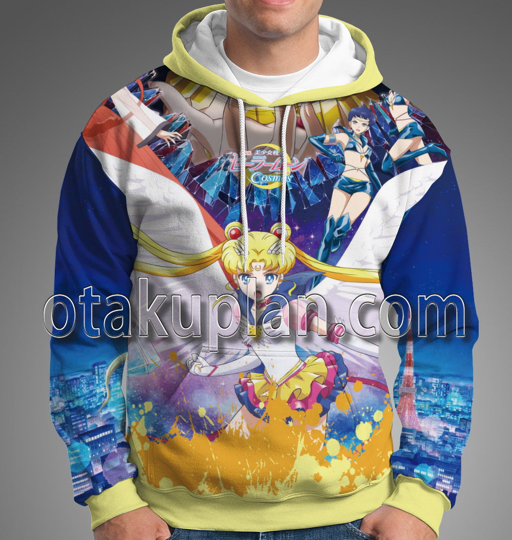Sailor Moon Cosmos Sailor Kakyuu Sailor Starlights Sailor Star Fighter Hoodie