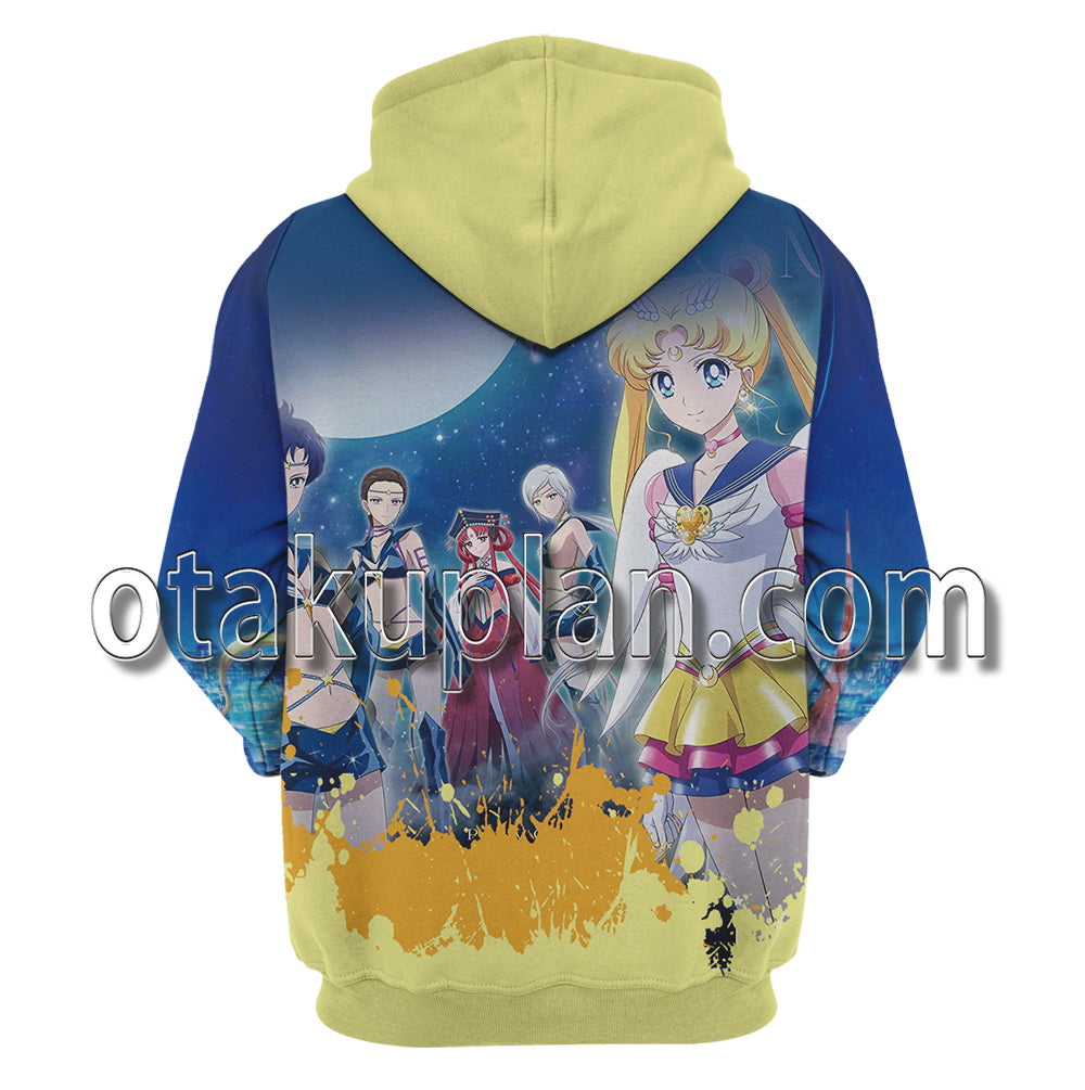 Sailor Moon Cosmos Sailor Kakyuu Sailor Starlights Sailor Star Fighter Hoodie