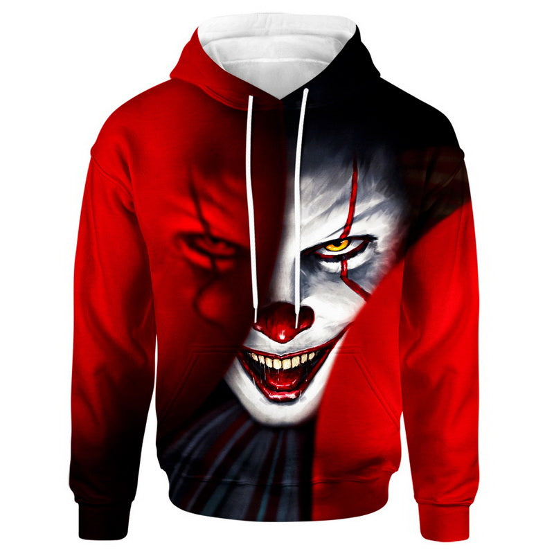 Scary Pennywise Mask Hoodie / T-Shirt