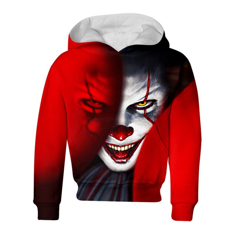 Scary Pennywise Mask Hoodie / T-Shirt