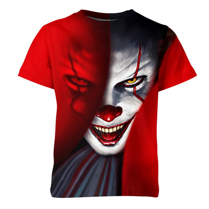 Scary Pennywise Mask Hoodie / T-Shirt