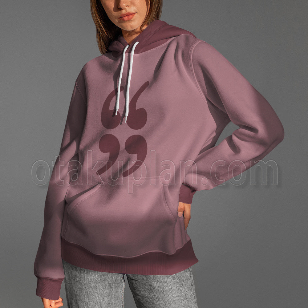 Scott Pilgrim Takes Off Protagonist Double Quote Pattern Cosplay Hoodie