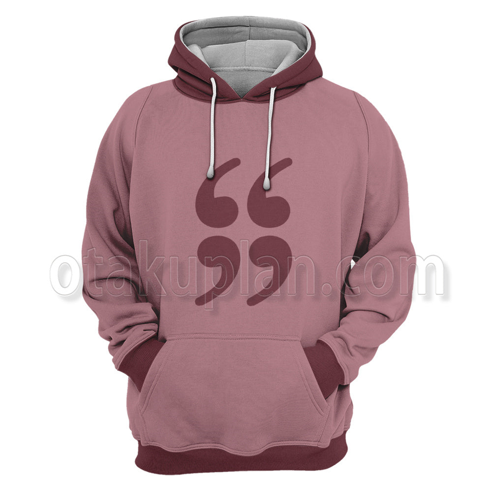 Scott Pilgrim Takes Off Protagonist Double Quote Pattern Cosplay Hoodie