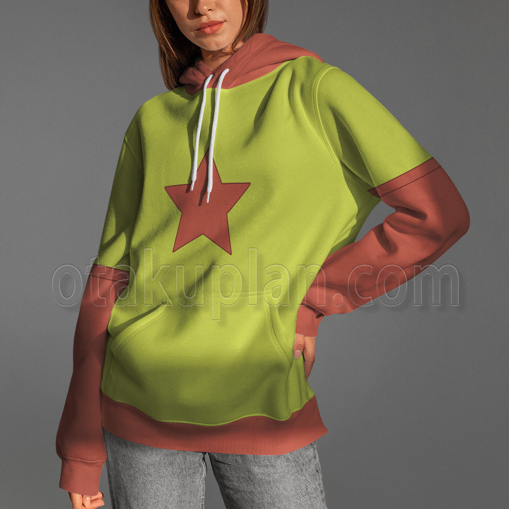 Scott Pilgrim Takes Off Scott Pilgrim Star Pattern Cosplay Hoodie