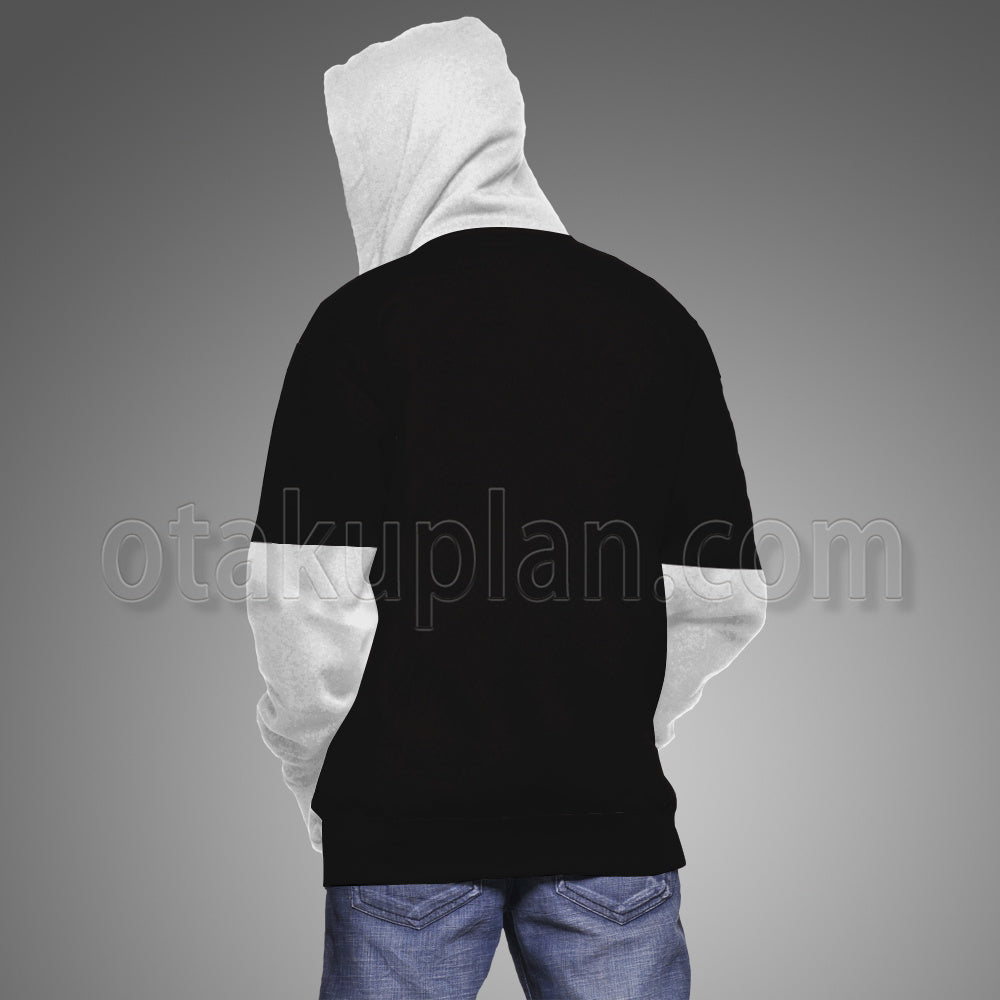 Scott Pilgrim Takes Off Todd Ingram Black Skull Pattern Cosplay Hoodie