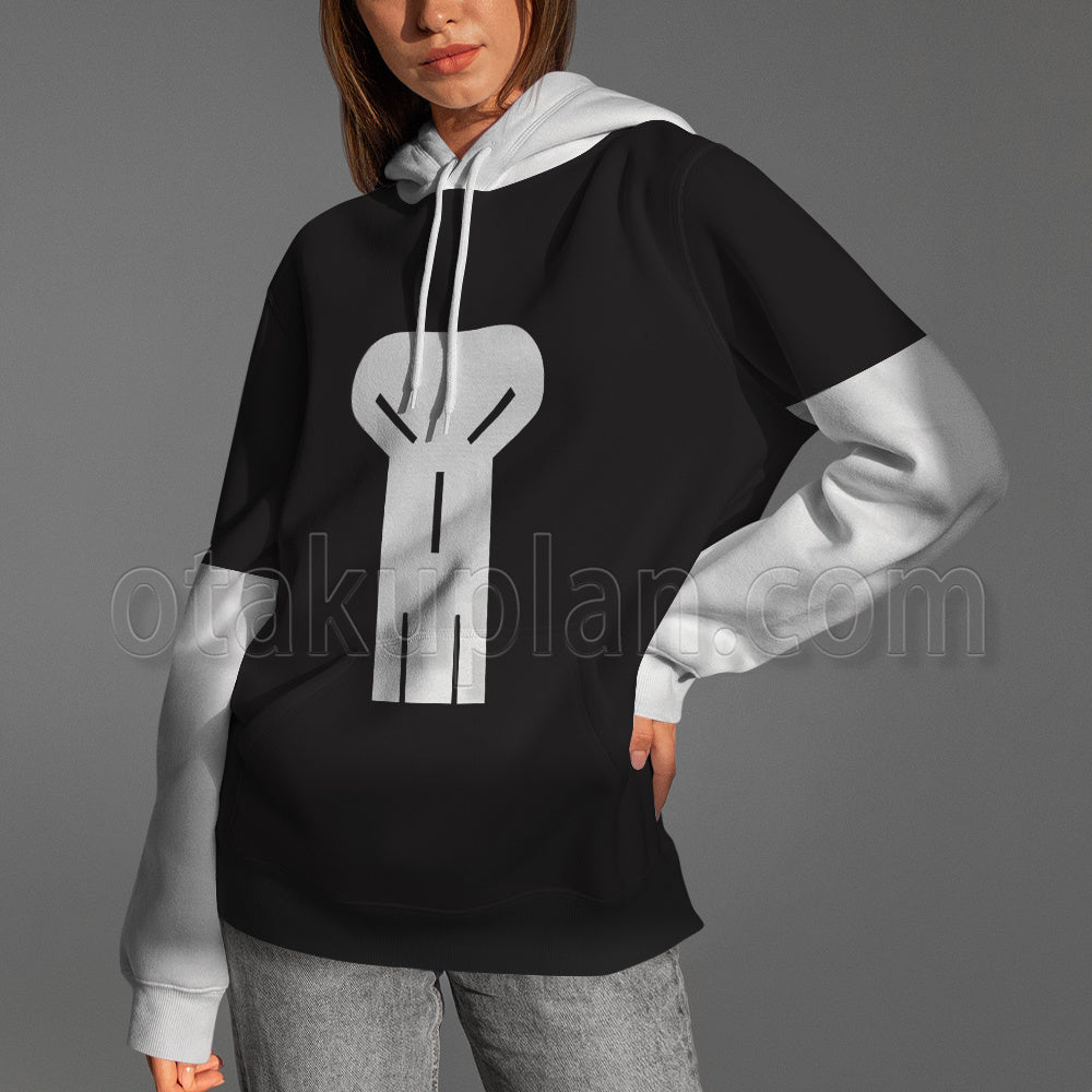Scott Pilgrim Takes Off Todd Ingram Black Skull Pattern Cosplay Hoodie