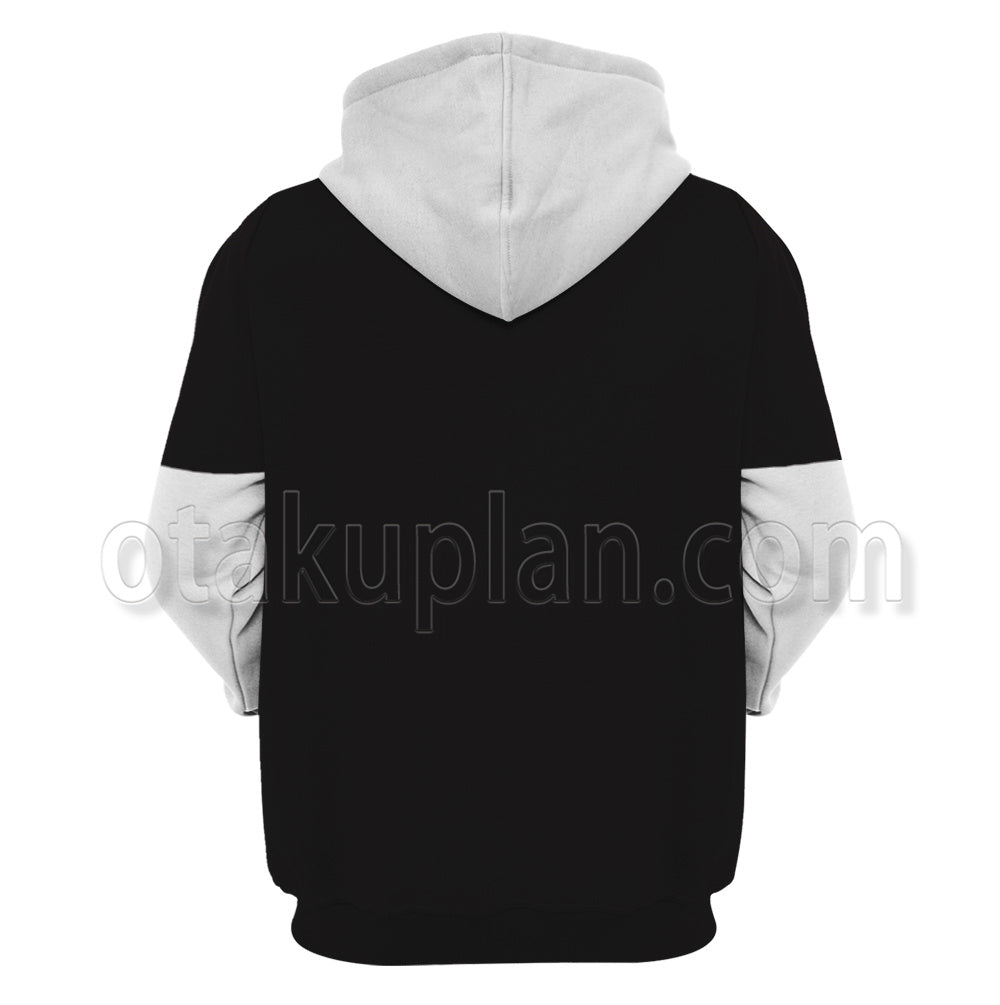Scott Pilgrim Takes Off Todd Ingram Black Skull Pattern Cosplay Hoodie