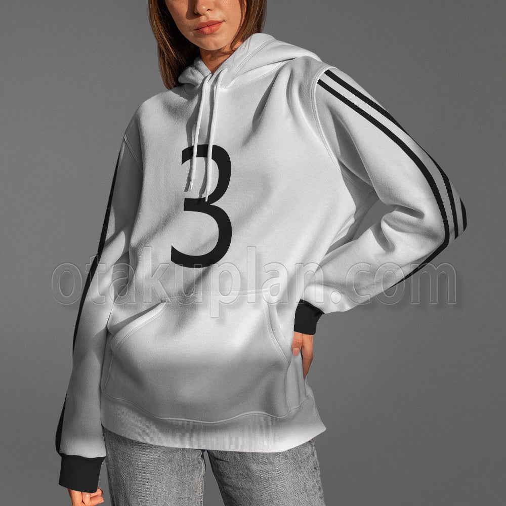 Scott Pilgrim Takes Off Todd Ingram White No3 Pattern Cosplay Hoodie