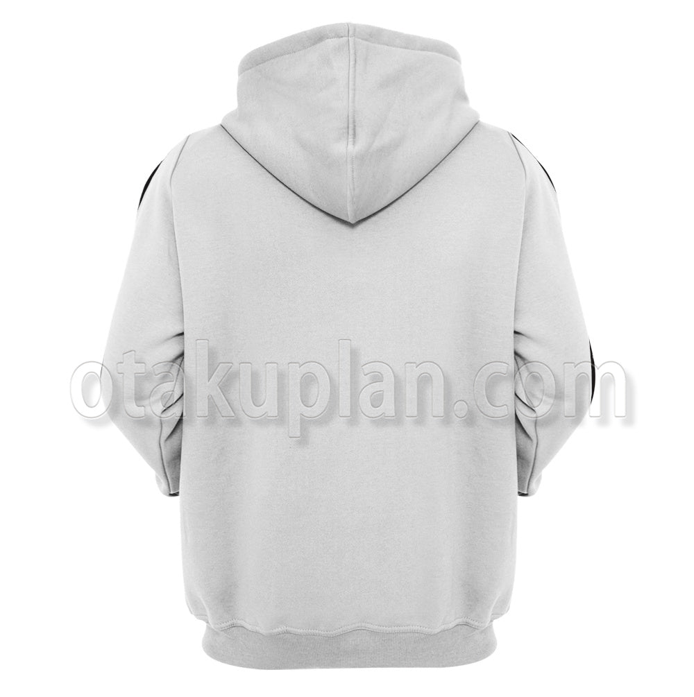 Scott Pilgrim Takes Off Todd Ingram White No3 Pattern Cosplay Hoodie