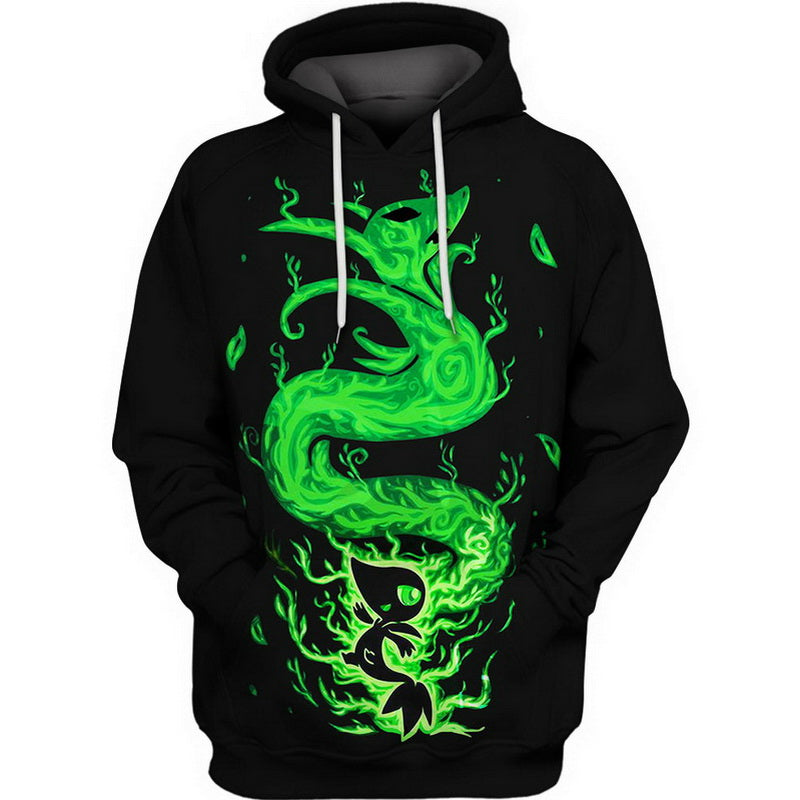 Snivy and Serperior Hoodie / T-Shirt