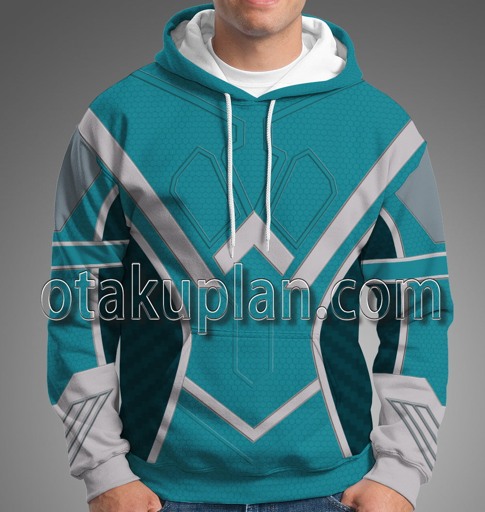 Spider Gwen Comic Earth 65 White Fox Superhero Battle Suit Cosplay Hoodie