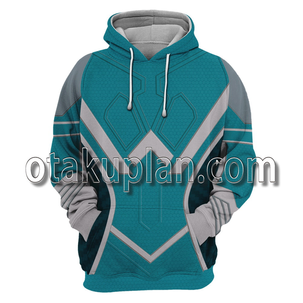 Spider Gwen Comic Earth 65 White Fox Superhero Battle Suit Cosplay Hoodie