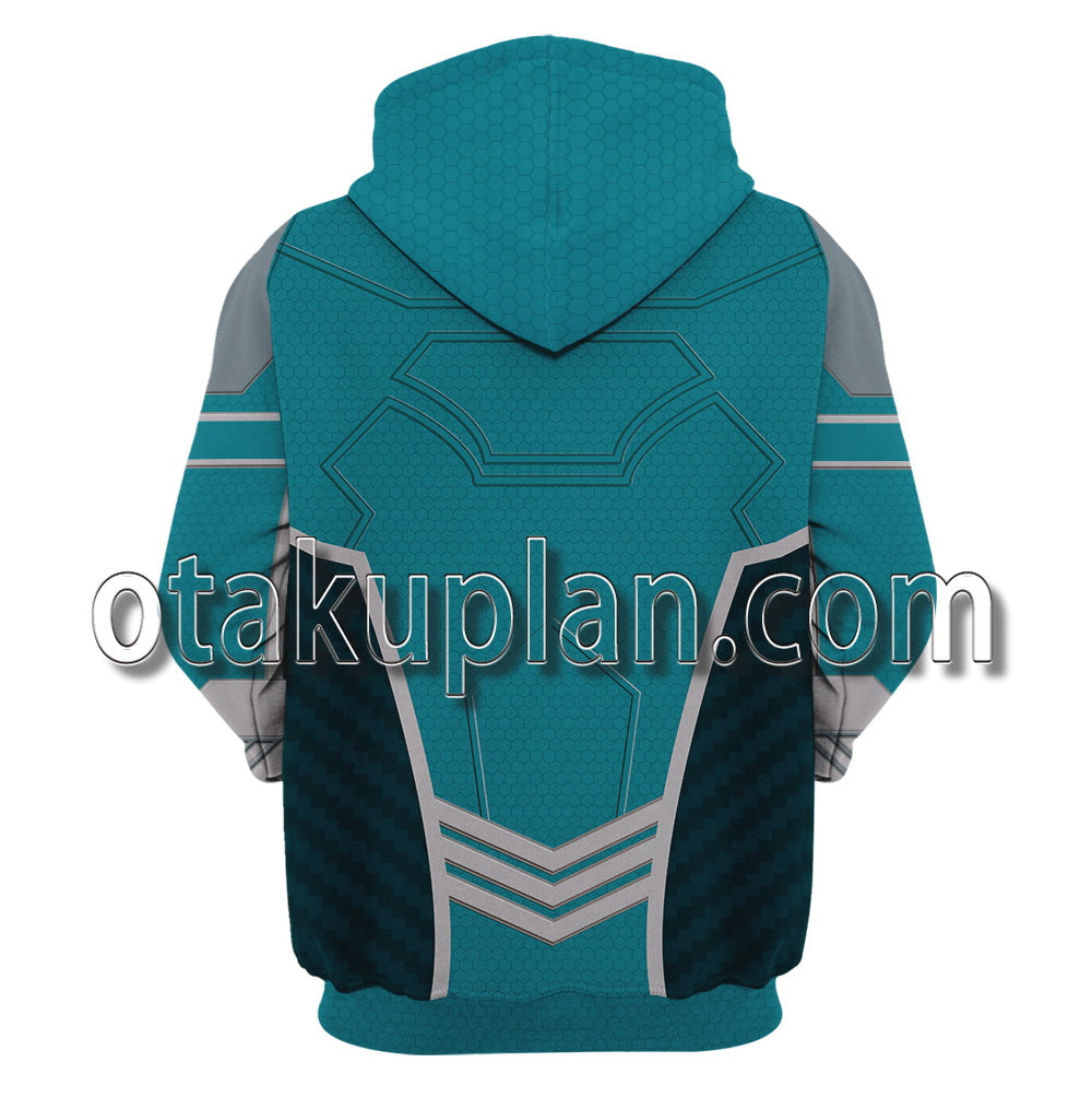 Spider Gwen Comic Earth 65 White Fox Superhero Battle Suit Cosplay Hoodie