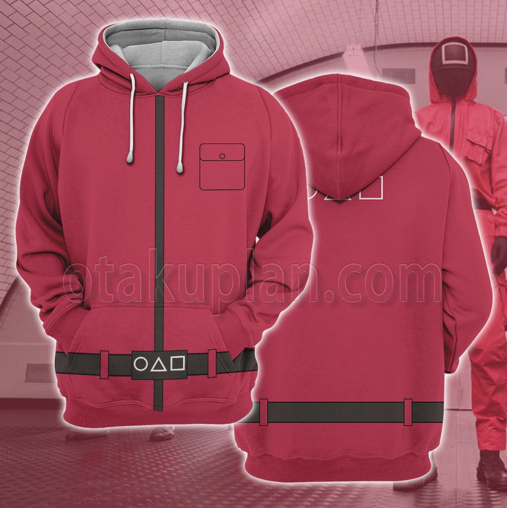Squid Game Pink Cosplay Hoodie