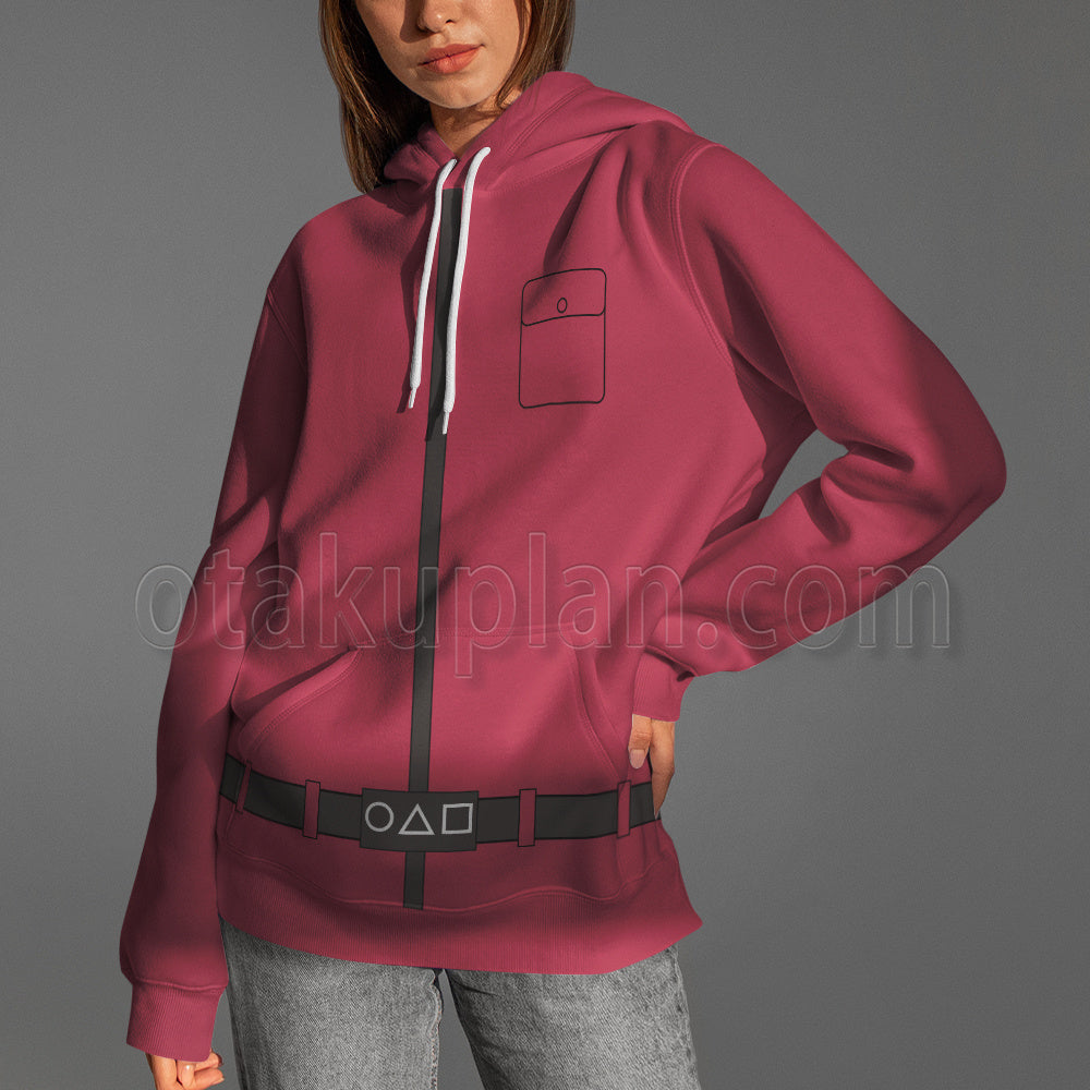 Squid Game Pink Cosplay Hoodie