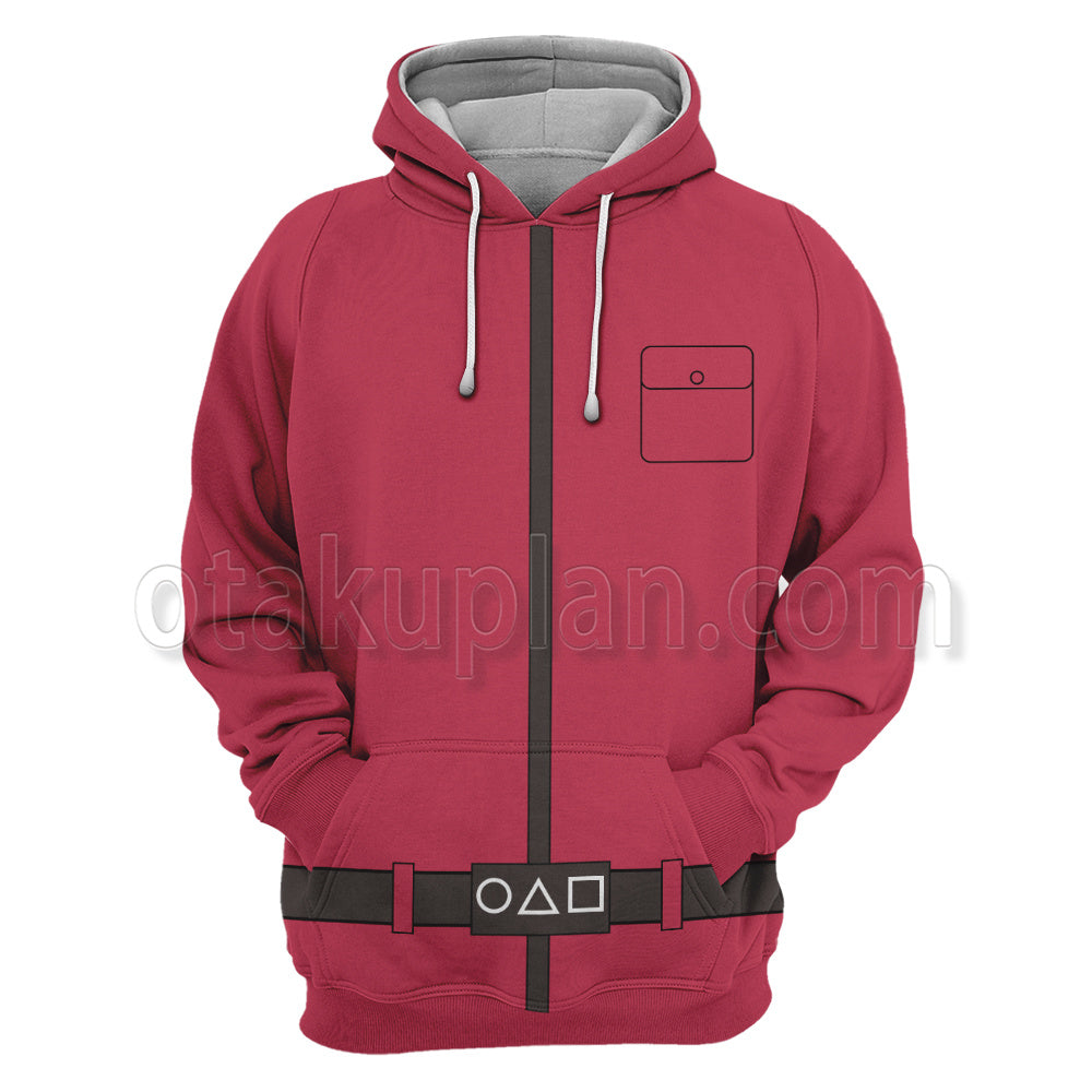 Squid Game Pink Cosplay Hoodie