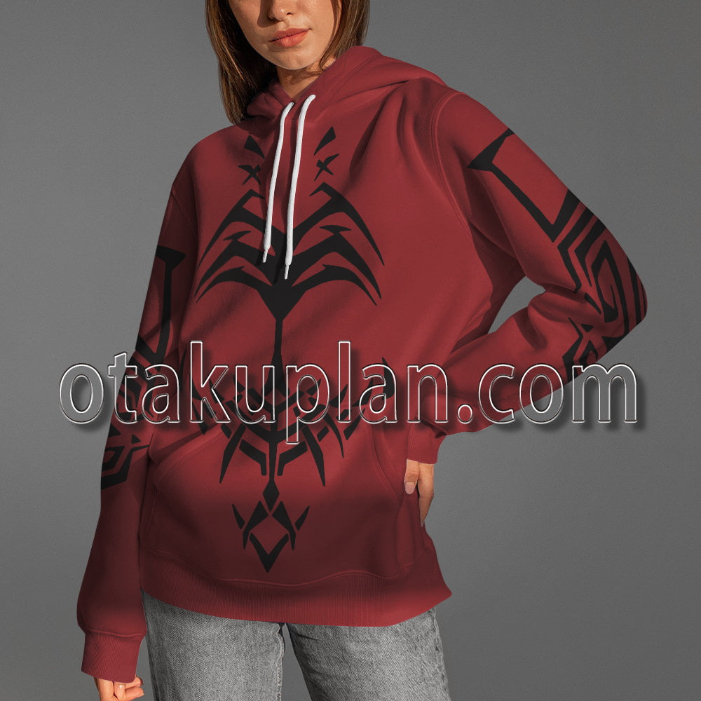 Wars Darth Talon Female Black Sith Tattoos Cosplay Hoodie