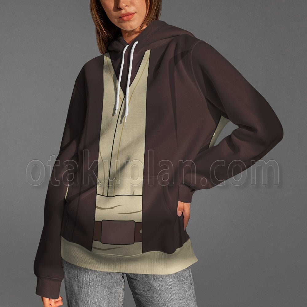Wars Episode Iv - A New Hope Obi-Wan Ben Kenobi Uniform Cosplay Hoodie