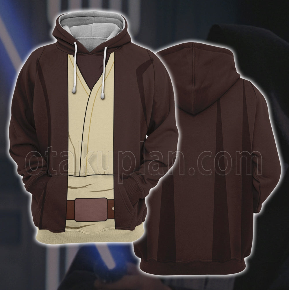 Wars Episode Iv - A New Hope Obi-Wan Ben Kenobi Uniform Cosplay Hoodie