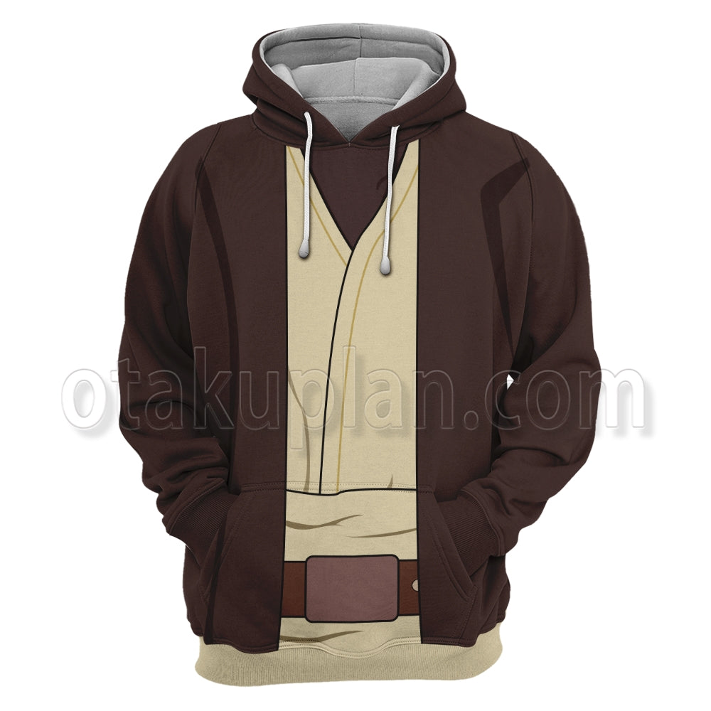 Wars Episode Iv - A New Hope Obi-Wan Ben Kenobi Uniform Cosplay Hoodie