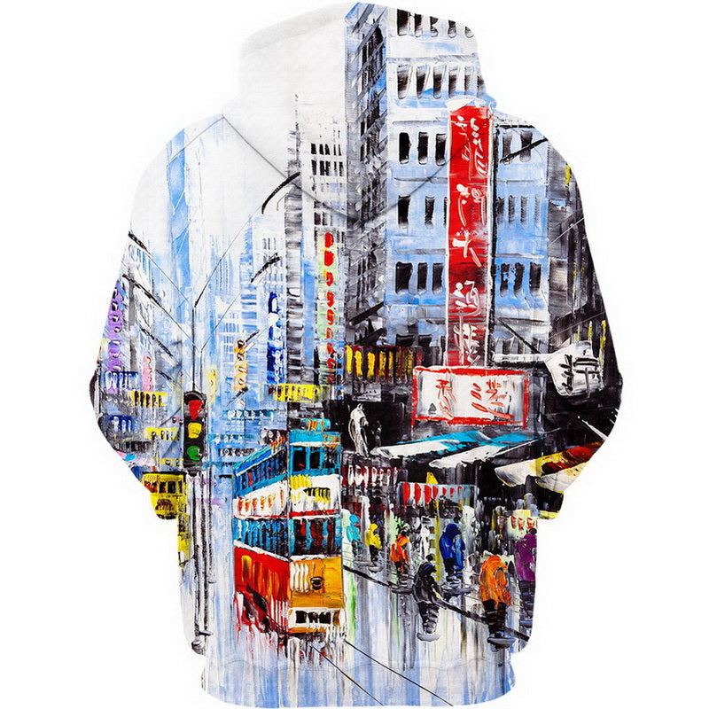 Street View of Hong Kong Hoodie / T-Shirt