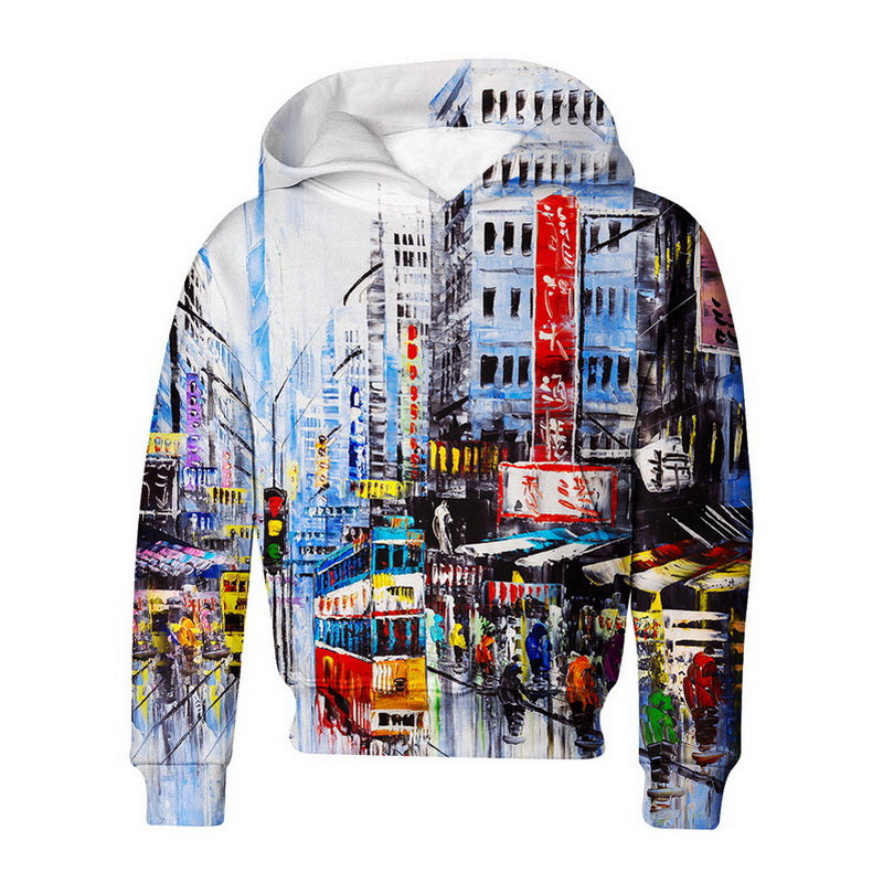 Street View of Hong Kong Hoodie / T-Shirt