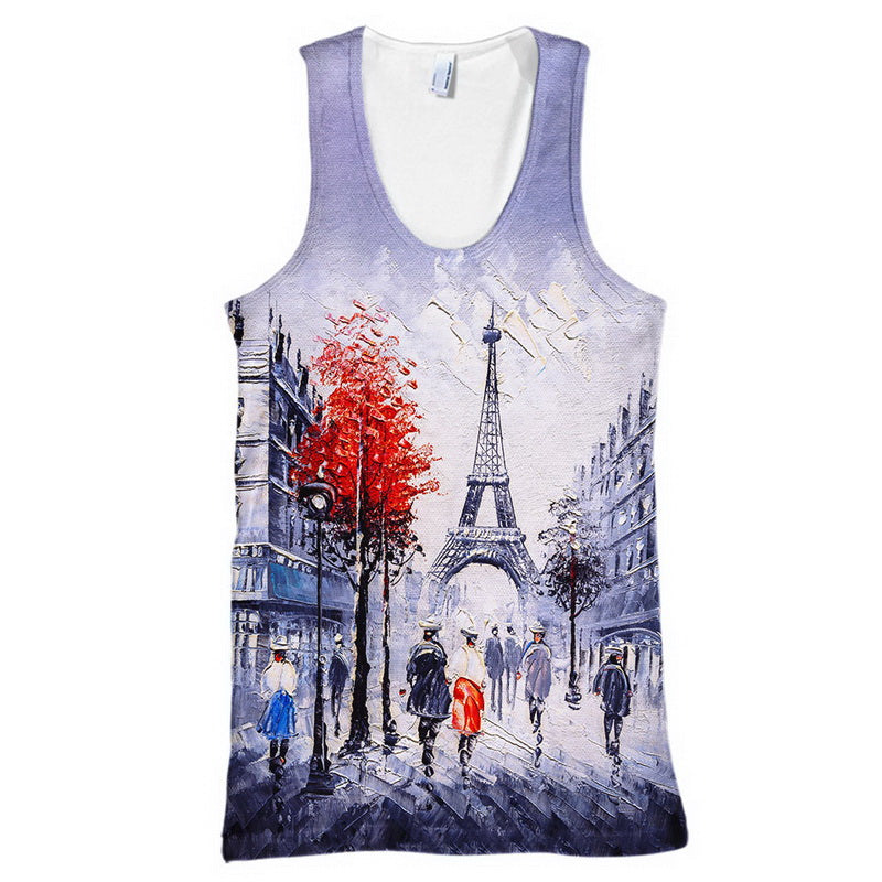 Street View of Paris Hoodie / T-Shirt