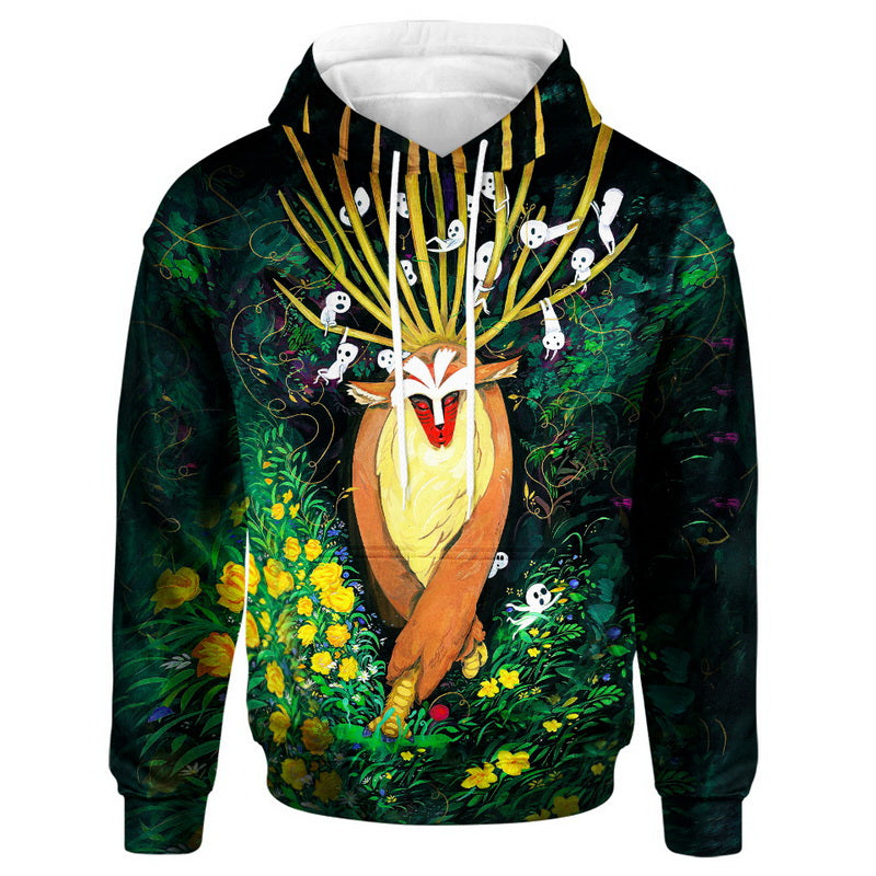 Studio Ghibli Deer God Hoodie / T-Shirt