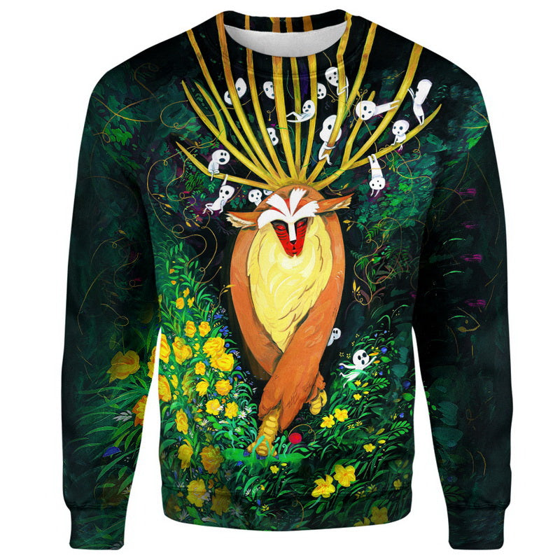 Studio Ghibli Deer God Hoodie / T-Shirt
